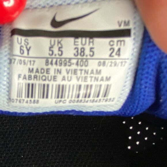 Nike Flex Experience RN5 Blue‎ size 6Y boys - Picture 6 of 10